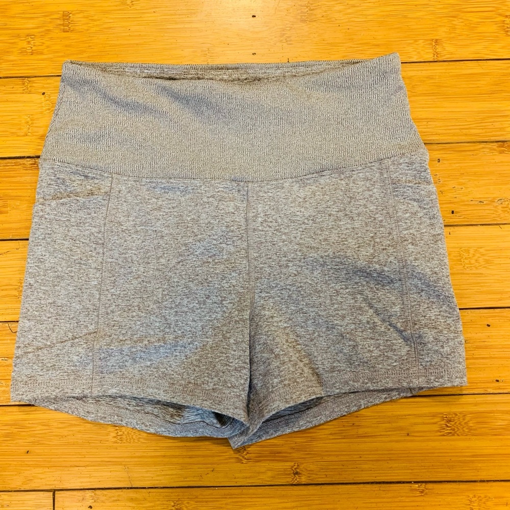 Heather Grey Bike Shorts